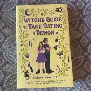 A Witch’s Guide to Fake Dating a Demon by Sarah Hawley - Adult Romance Paperback